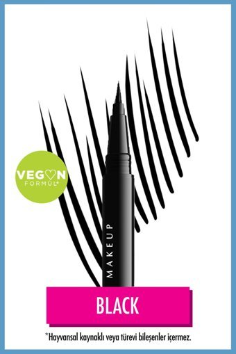 Nyx Professional Makeup Lift & Snatch Mikro Suya Dayanıklı Kaş Kalemi Siyah