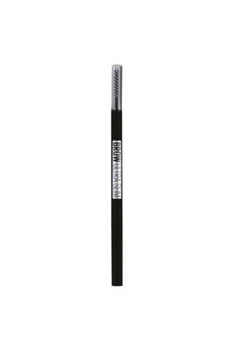 Maybelline New York Brow Ultra Slim Asansörlü Çift Taraflı Fırçalı İnce Uçlu Kaş Kalemi Siyah