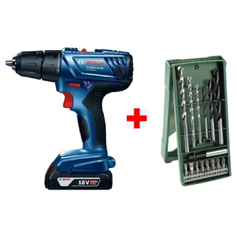 Bosch GSR 180-Li 18 V 2.0 Ah Akülü Vidalama Makinesi + 25 Parça Vidalama Ucu Seti