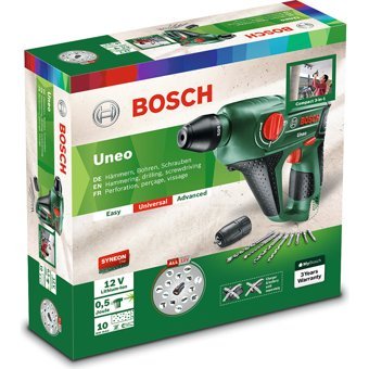 Bosch Uneo-12-Li 12 V 2.0 Ah Darbeli Akülü Vidalama Makinesi