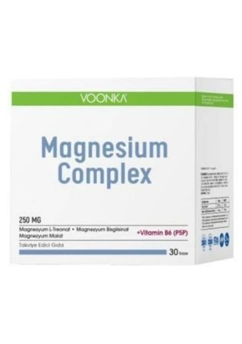 Voonka Magnesium Complex Yetişkin Mineral 30 Adet