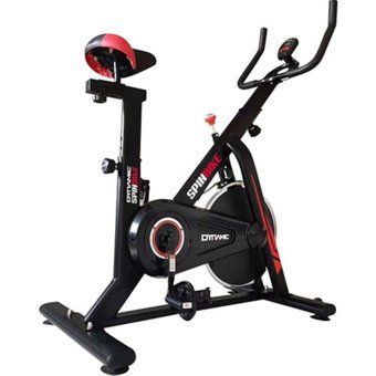 Dynamic Train Spin Bike New System Orbitrack 120 kg Kapasiteli Koltuklu Kayışlı Dikey Kondisyon Bisikleti Siyah