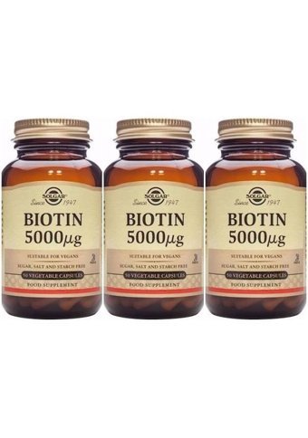 Solgar Biotin Yetişkin Mineral 3x50 Adet