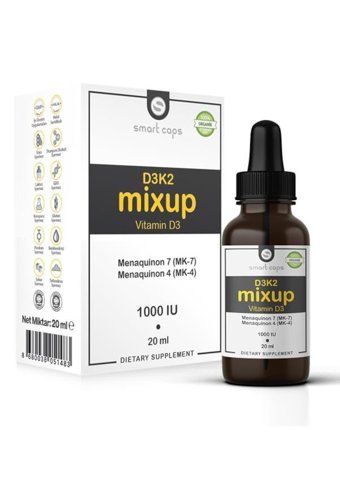 Smartcaps D3K2 Mixup Yetişkin Mineral 20 ml