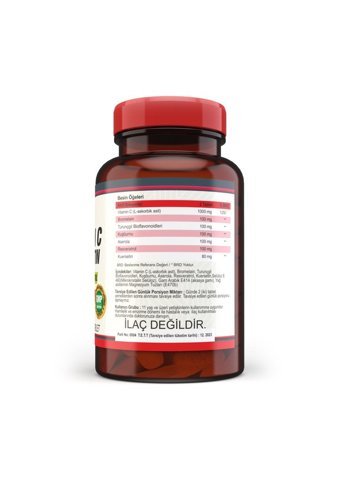 Nevfix Vitamin C Quercetin Yetişkin 120 Adet + Vitamin D3