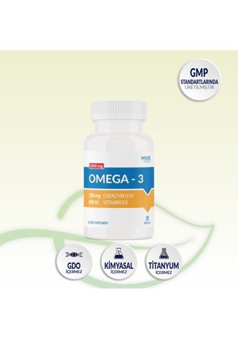 Smartcaps Omega 3 Yetişkin 30 Adet