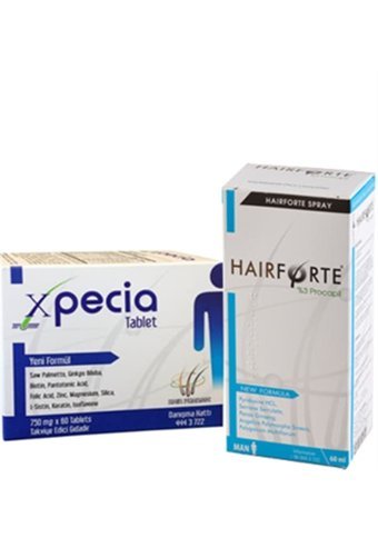 Defnil Pharma Erkek Yetişkin Mineral 60 Adet + Hairforte Erkek Sprey