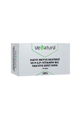 Venatura Vitamin B6 Hayıt Meyvesi Yetişkin 60 Adet