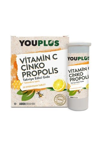 Youplus Vitamin C Çinko Portakallı Yetişkin 20 Adet