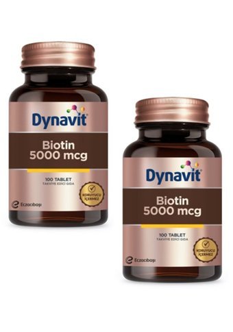 Eczacıbaşı Biotin 5000 Mcg Yetişkin Mineral 2x100 Adet