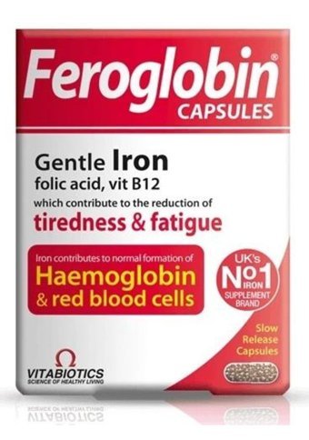 Vitabiotics Feroglobin Yetişkin Mineral 30 Adet