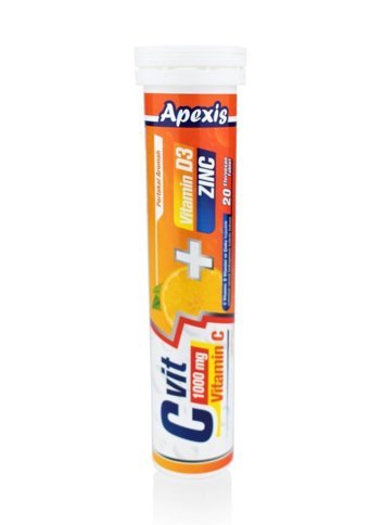 Apexis C Vitamini Portakal Yetişkin 3x20 Adet