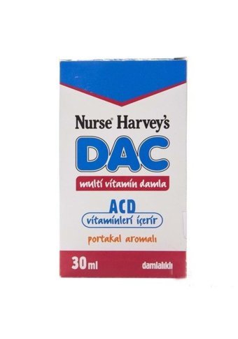 Nurse Harvey'S Dac Portakal Çocuk Yetişkin 30 ml