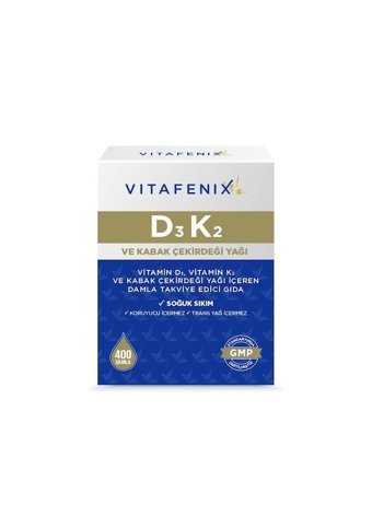 Vitafenix D3 K2 Yetişkin Mineral 20 ml