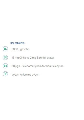 Velavit V-Biotin Plus Yetişkin Mineral 60 Adet