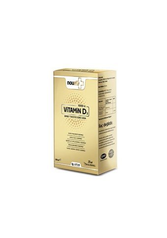 Nouplus Vitamin D3 Hindistan Cevizi Yetişkin 20 ml