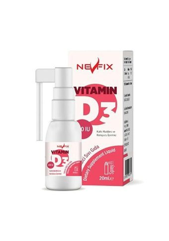 Nevfix Selenyum Yetişkin 120 Adet + Nevfix Vitamin D3 Sıvı Sprey