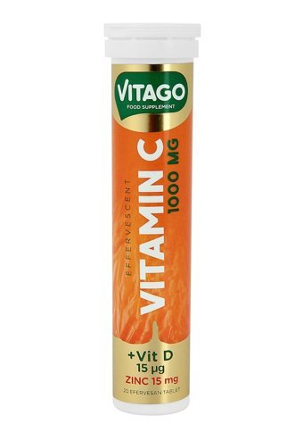 Vitago Vitamin C Portakallı Yetişkin 20 Adet