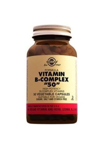 Solgar Vitamin B Complex Yetişkin 50 Adet