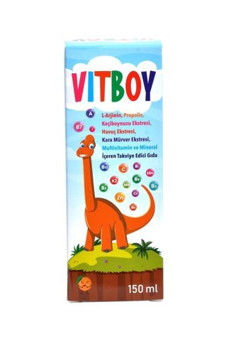 Vitboy Multivitamin Havuçlu Karamürverli Keçiboynuzlu Çocuk Vitamin Mineral 150 ml