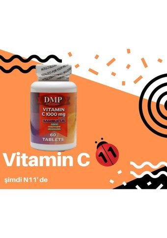 Dmp Vitamin C Ekinezya Kara Mürver Yetişkin 60 Adet