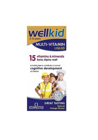 Vitabiotics Wellkid Multivitamin Çocuk Vitamin Mineral 150 ml