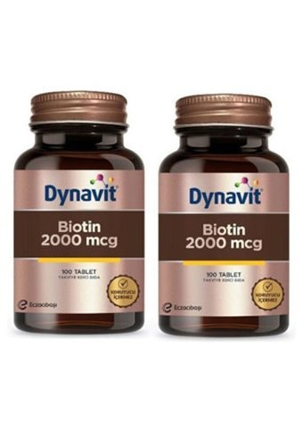 Eczacıbaşı Biotin 2000 Mcg Yetişkin Mineral 2x100 Adet