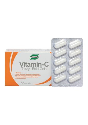 Phytodef Vitamin C Bitkisel Yetişkin 5x30 Adet