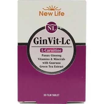 New Life GinVit-Lc L-Karnitin 30 Tablet