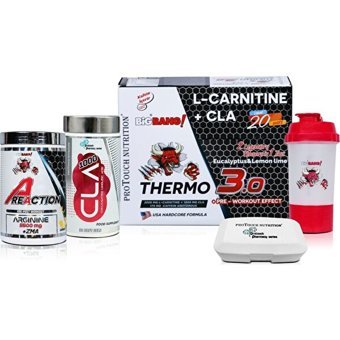 Protouch Nutrition Bigbang Thermo 3.0 Okaliptus - Limon Aromalı L-Karnitin 20 Shot + A-Reaction Arjinin + Zma 450 gr + Cla