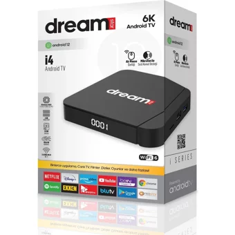 Dreamstar I4 32 GB Kapasiteli 4 GB Ram Wifi 6K Android TV Box