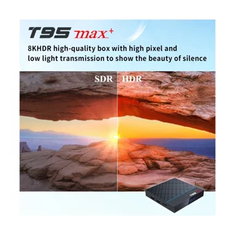 Shopfocus T95 Max Plus 64 GB Kapasiteli 4 GB Ram Wifi 8K Android TV Box