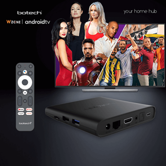 Botech Wzone 8 GB Kapasiteli 2 GB Ram Wifi 4K Android TV Box + 12 Aylık Bein Connect Eğlence Paketi