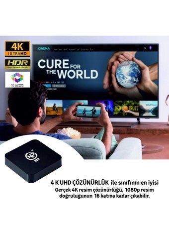 NPO Mxq Pro 16 GB Kapasiteli 2 GB Ram Wifi 4K Android TV Box