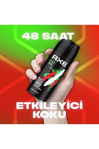 Axe Africa Pudrasız Ter Önleyici Sprey Erkek 5x150 ml