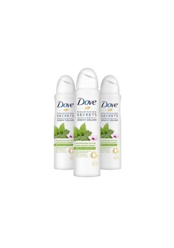 Dove Matcha Pudrasız Ter Önleyici Antiperspirant Sprey Kadın 3x150 ml