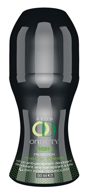 Avon On Duty Men's Fresh Pudralı Ter Önleyici Antiperspirant Roll-On Erkek 50 ml