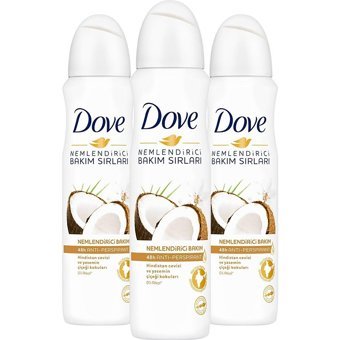 Dove Pudrasız Ter Önleyici Antiperspirant Sprey Kadın 3x150 ml