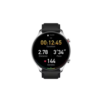 Amazfit GTR 2 Android-iOS Su Geçirmez 47 mm Deri Kordon Yuvarlak Unisex Akıllı Saat Siyah