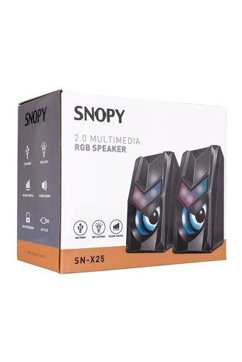 Snopy SN X25 USB Kablolu 1+1 Bilgisayar Hoparlörü