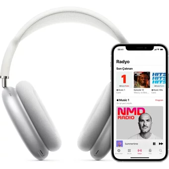Apple AirPods Max MGYM3TU/A 3 Mikrofonlu Bluetooth 5.0 Silikonsuz Gürültü Önleyici Kablosuz Kulak Üstü Bluetooth Kulaklık Pembe