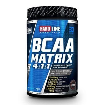 Hardline Nutrition Matrix Böğürtlen Aromalı Kompleks Glutamin BCAA 630 gr Toz