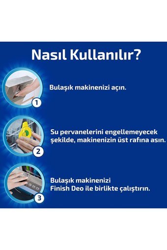 Finish Deo Limonlu Bulaşık Makinesi Kokusu