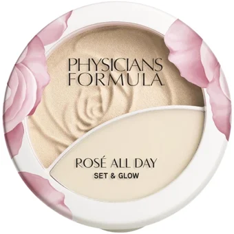 Physicians Formula Rose All Day Tüm Ciltler İçin Yağsız Işıltılı Kompakt Pudra Orta