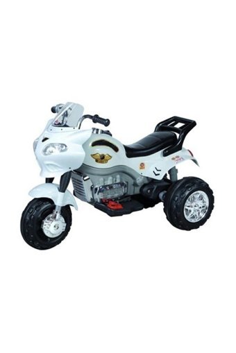 Aliş Toys 404 12 V Üstü Açık Tek Kişilik Akülü Motosiklet Beyaz