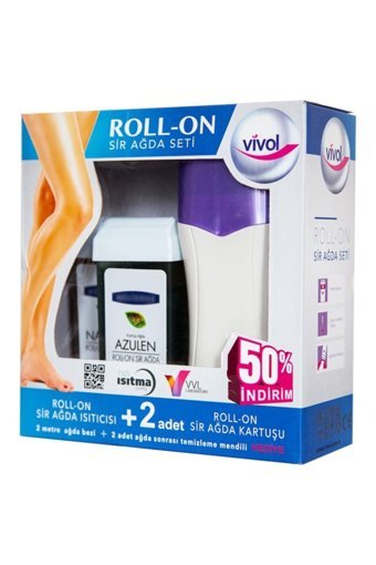 Vivol 1+1 Roll-On Ağda Makinesi + Kartuş Ağda