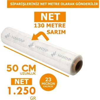 Hantap 13000 cm Sanayi Tipi Palet Streç Film