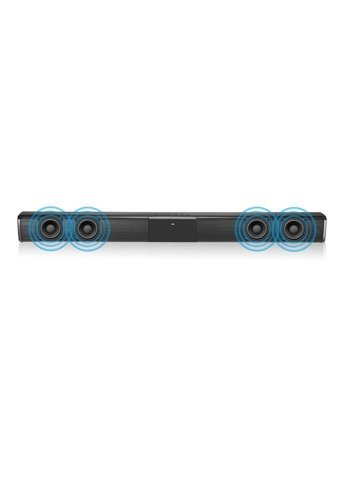 DailyTech 20 W 80 dB Kablosuz Bluetoothlu USB 2.0 Soundbar Siyah