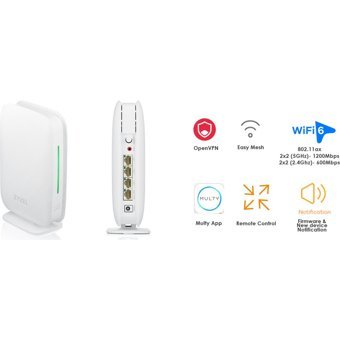 Zyxel WSM20 Mesh 2.4 GHz-5 GHz 1201 Mbps Dual Band Router