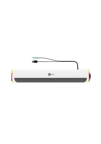 Lenovo DS101 6 W 80 dB Kablolu USB 2.0 Soundbar Beyaz